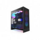 Caja Semitorre NZXT H7 Flow Rgb Negra (CM-H72FB-R1)