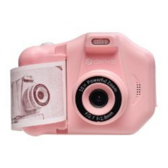 Denver KPC-1370P: Cámara Digital para Niños Rosa con Pantalla 2.8"