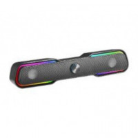 MARS GAMING Msbx Barra de Sonido 2.0 BLUETOOTH Negra