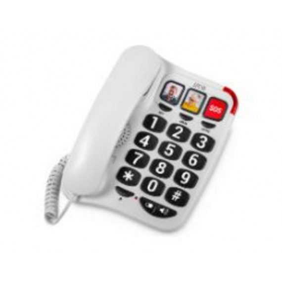 Teléfono Fijo SPC Comfort Numbers 2 Blanco