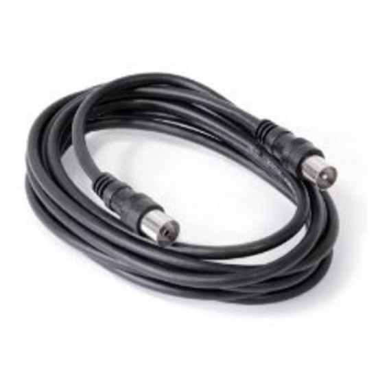 Cable de Antena Engel Axil Macho-hembra 2.5M Negro  ENGELS