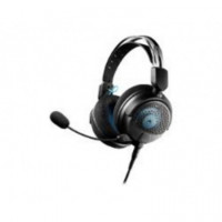 Audio-technica ATH-GDL3 Auriculares Gaming Abiertos con Micrófono Negro  AUDIO TECHNICA