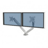 Soporte Doble para Monitor FELLOWES Platinum 32" - 2 Brazos, Plata (8056501)
