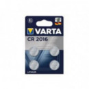 Pilas VARTA Lithium Coin CR2016, Blíster de 4 Unidades
