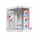 Caja NFORTEC Pulsar Argb ATX Itx, Blanca