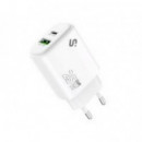 Cargador de Pared Subblim 25W USB-A USB-C