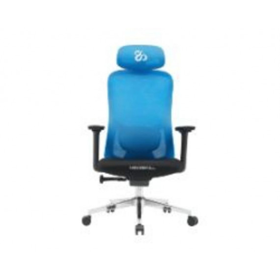 Silla Gaming NEWSKILL Nue Ergonómica Azul/negra