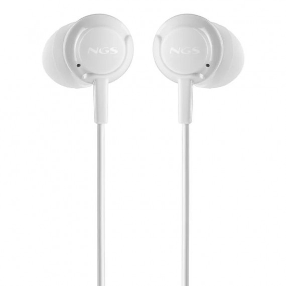 Auriculares + Microfono NGS Drift In Ear Jack 3,5MM White