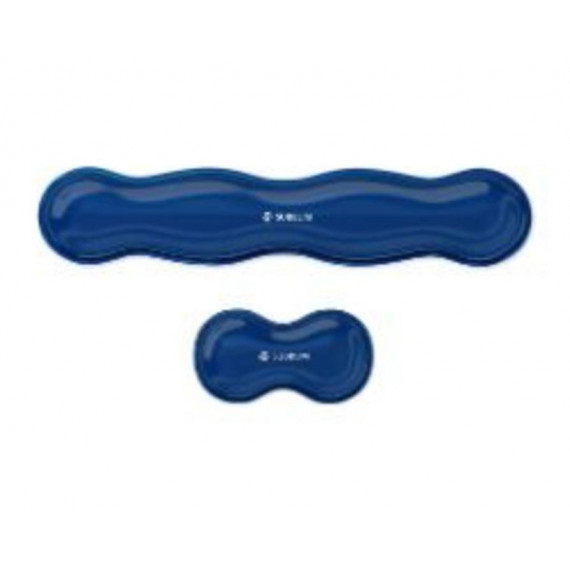 Reposamuñecas SUBBLIM Ergo Pack 2 Teclado + Ratón Azul