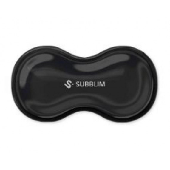 Reposamuñecas SUBBLIM Cristal Flex Negro