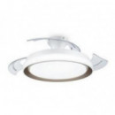 PHILIPS Wiz Ventilador de Techo Inteligente con Luz Led Blanco