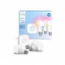PHILIPS Hue White & Color Ambiance Bombillas Led E27 800LM (pack de 3)