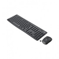 LOGITECH Kit Teclado + Raton Inalambrico Silent MK295 Negro
