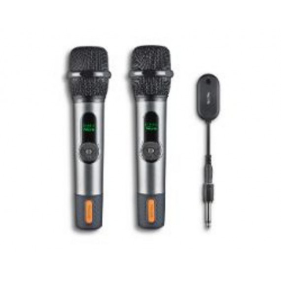 Pack Micrófonos Inalámbricos NGS Singerstar Duo