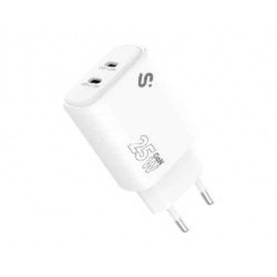 Cargador de Pared SUBBLIM Gan 25W 2XUSB-C (SUBCHG-6G2520)
