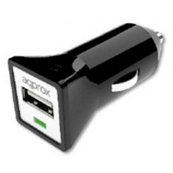 Cargador de Coche APPROX USB 5V 1A Negro (appusbcarb)