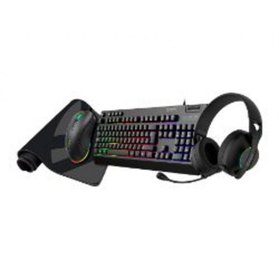 Pack Gaming UNYKA Nova 4EN1 Rgb Negro (UK594008)