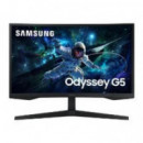 Monitor SAMSUNG 27" QHD Curvo Negro (LS27CG552EUXEN)