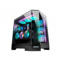 Caja Abysm Gaming Danube Sava H600 ARGB ATX Negra