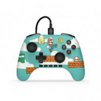 Mando con Cable Mejorado POWERA para Nintendo Switch - Mario Time