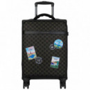 KARL LAGERFELD - Ikon Monogram Nylon Trolley - 2LS - B1W30253/2LS