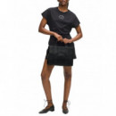 KARL LAGERFELD - K/rsg Md Square Tote Peb Emb - 999 - B1W30041/999