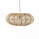 LAMPARA TECHO CUERDA PAPEL