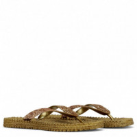 ILSE JACOBSEN Chanclas Oro Ij 10 CHEERFUL12B-700
