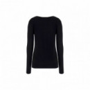 GUESS Jersey Negro W5RR39 Z2NQ2-JBLK