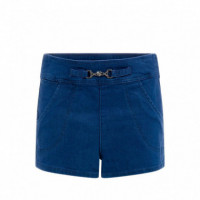 GUESS Shorts Azules W5GD1F D5LK0-ALBY