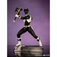 Figura Black Ranger 17 Cm Power Rangers  IRON STUDIOS