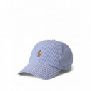 Polo RALPH LAUREN - Cls Sprt Cap-cap-hat - Cruise Royal Seersucker - 710957166001/CRUISE Royal Seersucker