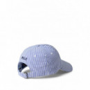 Polo RALPH LAUREN - Cls Sprt Cap-cap-hat - Cruise Royal Seersucker - 710957166001/CRUISE Royal Seersucker