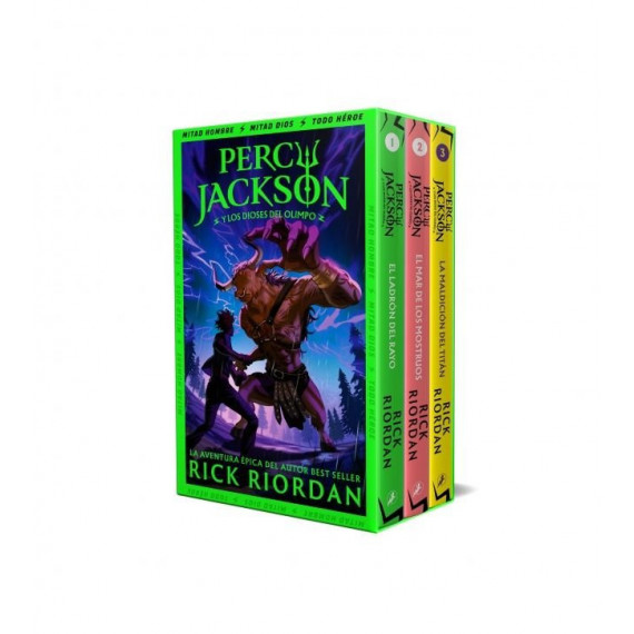 Pack Percy Jackson y los Dioses del Olimpo (1,2 y 3)   2025