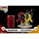 Figura Deadpool Deadpool 3 Diorama PVC D-stage Marvel  BEAST KINGDOM TOYS