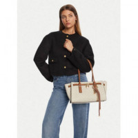 Sm Ew Shldr Tote W Charm Vanilla/acrn  MICHAEL KORS