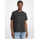Holiday Logo Ss Tee Black  MICHAEL KORS