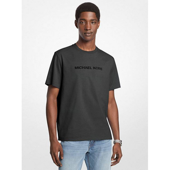 Holiday Logo Ss Tee Black  MICHAEL KORS