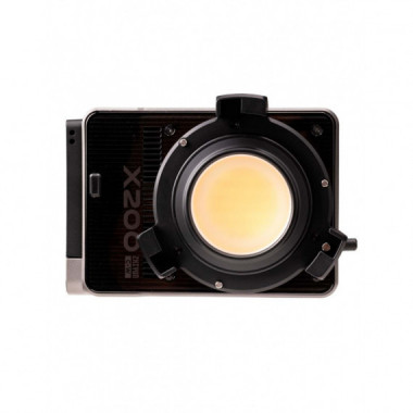 Foco Led Tipo Cob ZHIYUN Molus X200 Combo Negro