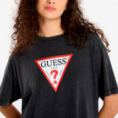 Camiseta Oversize con Logotipo  GUESS