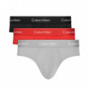 Pack de 3 Slips - Icon Cotton Stretch  CALVIN KLEIN