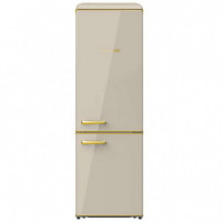 Frigorífico Bolero Coolmarket Combi Origin 300 Beige E 55,9X62,8X192  Cm  CECOTEC