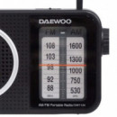 DAEWOO DW1124  Radio Portátil Ac/dc Negro