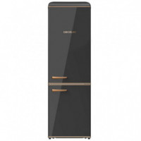 Frigorífico Bolero Coolmarket Combi Origin 300 Black E 55,9X62,8X192  Cm  CECOTEC