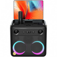 Altavoz Karaoke Recargable IKARAO Break X2 con Pantalla 10.1" 600W y 2 Micros