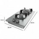 Placa de Gas Bolero Squad G 2200S Inox  CECOTEC