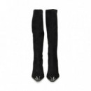Bota ante Strech Negro  MISS ELASTIC