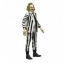 Figura Beetlejuice 1988 Traje a Rayas 18 Cm NECA