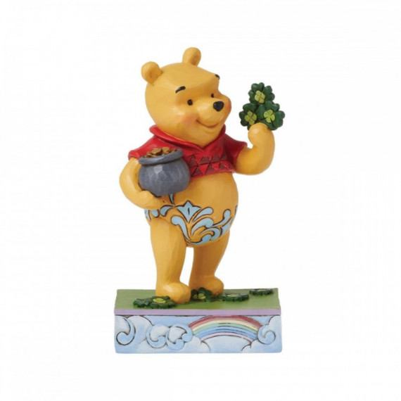 Figura Winnie The Pooh con un Trebol  ENESCO