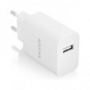 AISENS Cargador Red por USB 5V/2.1A 10.5W Blanco A110-0853